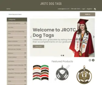 JrotCDogtags.com(JROTC Dog Tags) Screenshot