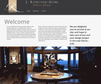 Jrowlandhome.com(Interior Design Whitefish Montana) Screenshot