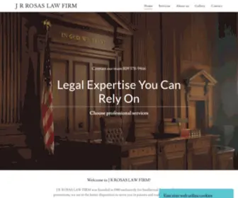 Jrrosas.com(J R ROSAS LAW FIRM) Screenshot