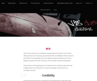 Jrsautocustoms.com("The home of luxury automotive customization"  JRS) Screenshot