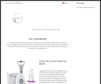 JRsterling.com(JRSterling personal care products) Screenshot
