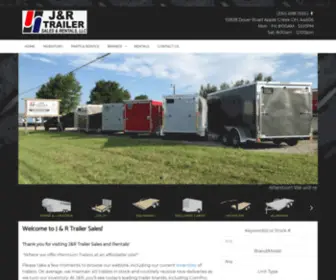 JRtrailersales.com(Trailers for Sale in Apple Creek) Screenshot