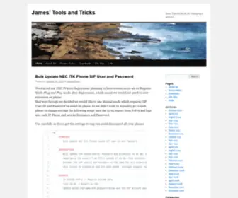 Jrudd.org(James' Tools and Tricks) Screenshot