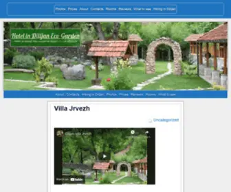 Jrvezh.net(Hotel in Dilijan Restaurant in Dilijan VILLA JRVEZH) Screenshot