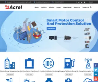 Jsacrel.net(Jiangsu Acrel Electrical Manufacturing Co) Screenshot