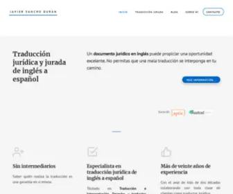 Jsanchod.com(Traductor jurídico de inglés a español) Screenshot