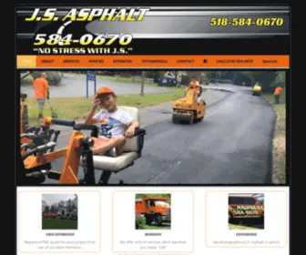 Jsasphaltpaving.com(JS Asphalt) Screenshot