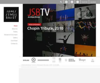 Jsballet.org(James Sewell Ballet) Screenshot