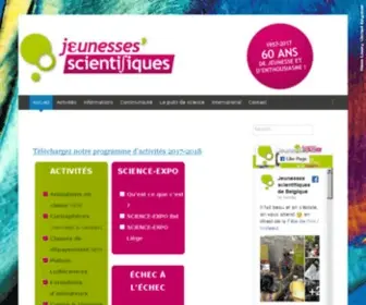 JSB.be(Jeunesses scientifiques) Screenshot