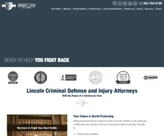 Jsberrylaw.com(Personal Injury and Criminal Defense Attorneys) Screenshot