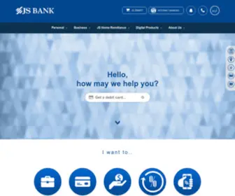 JSBL.com(Home l JS Bank Barhna Hai Aagey) Screenshot