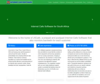 Jscafe.co.za(Internet cafe software) Screenshot