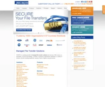 Jscape.com(Managed File Transfer) Screenshot