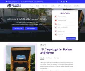 Jscargologistics.in(J.S. Cargo Logistics Packers and Movers) Screenshot