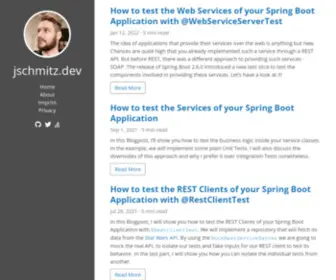 JSChmitz.dev(In this blog) Screenshot