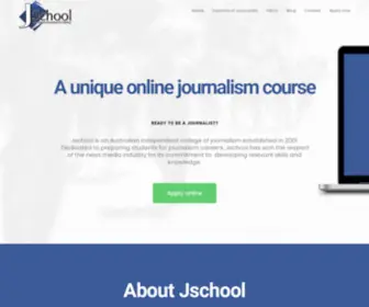 JSchool.com.au(/ Journalism Education and Training) Screenshot