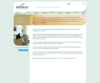 Jscurr.com(John Scurr Medical Practice) Screenshot