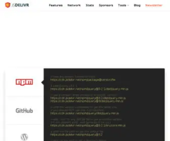 Jsdelivr.net(静态文件) Screenshot