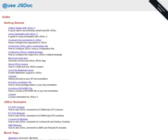 Jsdoc.app(Use JSDoc) Screenshot