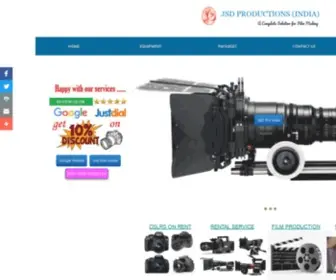 JSDproductionsindia.com(JSD Productions (India)) Screenshot