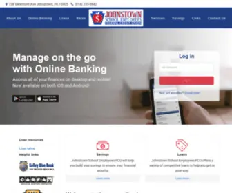 Jsefcu.com(Johnstown School Employees Federal Credit Union) Screenshot