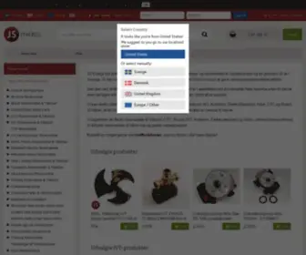 Jsenergi.dk(Reservedele til varmepumper) Screenshot