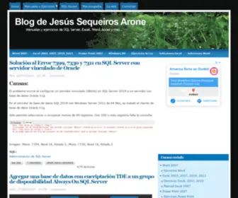 Jsequeiros.com(Blog de Jesús Sequeiros) Screenshot