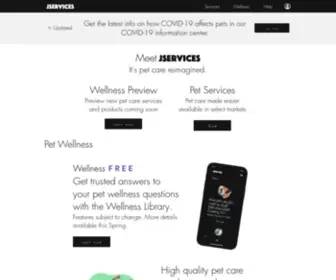 Jservices.co(Rethinking pet care) Screenshot