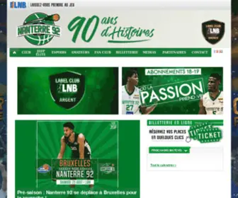 JSfnanterre.com(Nanterre 92) Screenshot