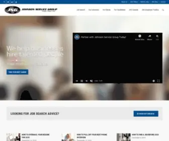 Jsginc.com(Johnson Service Group) Screenshot