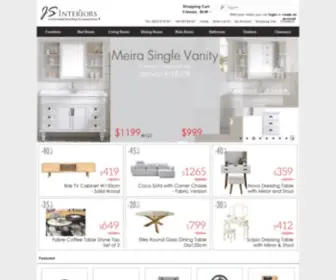 Jsinteriors.co.nz(Mirrored Designer Furniture Online) Screenshot