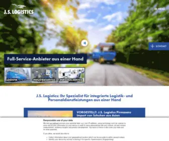Jslogistics.eu(J.S. Logistics) Screenshot