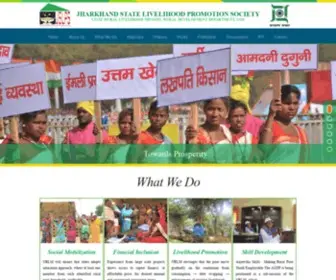 JSLPS.org(Jharkhand State Livelihood Promotion Society) Screenshot