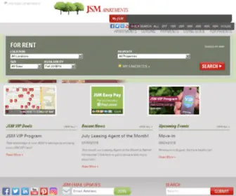 Jsmapts.com(JSM Apartments) Screenshot