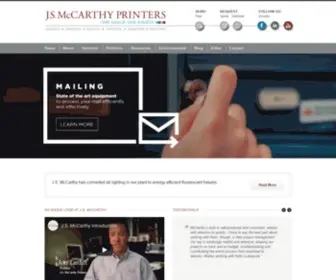 JSMccarthy.com(McCarthy Printers) Screenshot