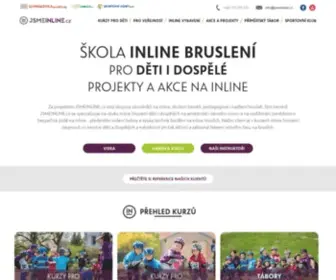 Jsmeinline.cz(Kola inline bruslen) Screenshot