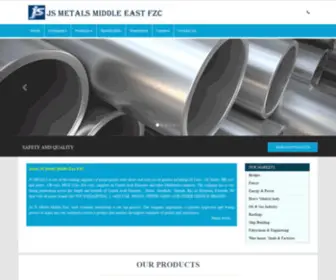 Jsmetals.net(JS METALS MIDDLE EAST FZC) Screenshot