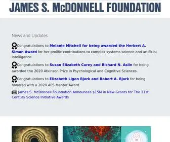 JSMF.org(McDonnell Foundation (JSMF)) Screenshot