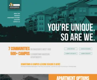JSMproperties.com(Apartments In Madison) Screenshot