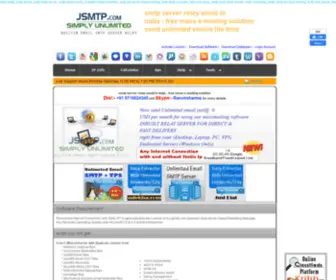 JSMTP.com(Smtp server relay email in india) Screenshot