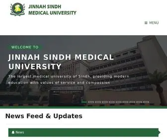 Jsmu.edu.pk(Jinnah Sindh Medical University) Screenshot