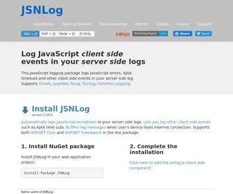 JSnlog.com(JSnlog) Screenshot