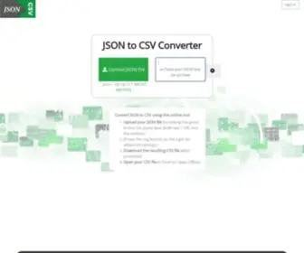 Json-CSV.com(Convert JSON to CSV online (formerly )) Screenshot