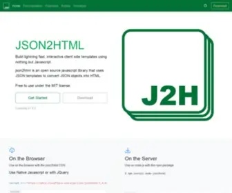 Json2HTML.com(Json2HTML) Screenshot