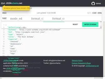 Jsonschema.net(JSON Schema Tool) Screenshot