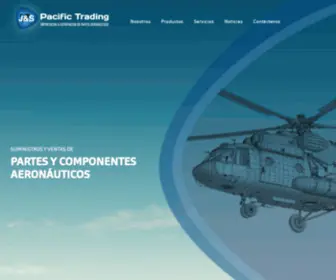 Jspacifict.com.pe(REPUESTOS AERONAVES) Screenshot