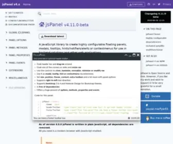 Jspanel.de(jsPanel) Screenshot