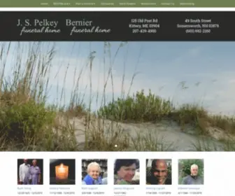 Jspelkeyfuneralhome.com(J.S. Pelkey and Son Funeral Home) Screenshot