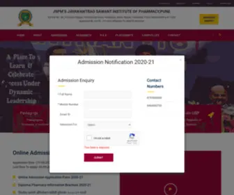 JSPMjsip.edu.in(Best College in Pune) Screenshot