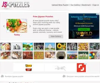 Jspuzzles.com(Free Jigsaw Puzzles Online at JSPuzzles) Screenshot